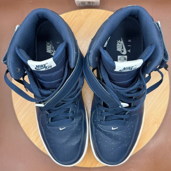 Nike Air Force 1 Mid '07 Midnight Navy Blue 2016 Men's Size 11 - Picture 8 of 11